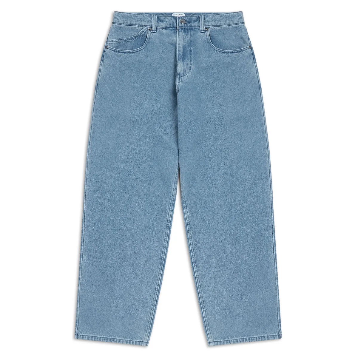 CCS Baggy Straight Denim Jeans - Rinsed Blue - Image 3