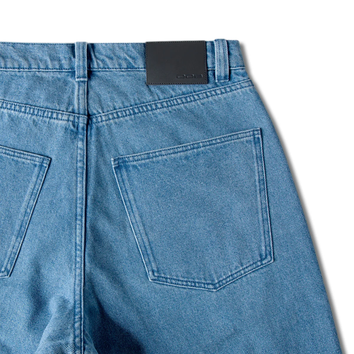 CCS Baggy Straight Denim Jeans - Rinsed Blue - Image 8