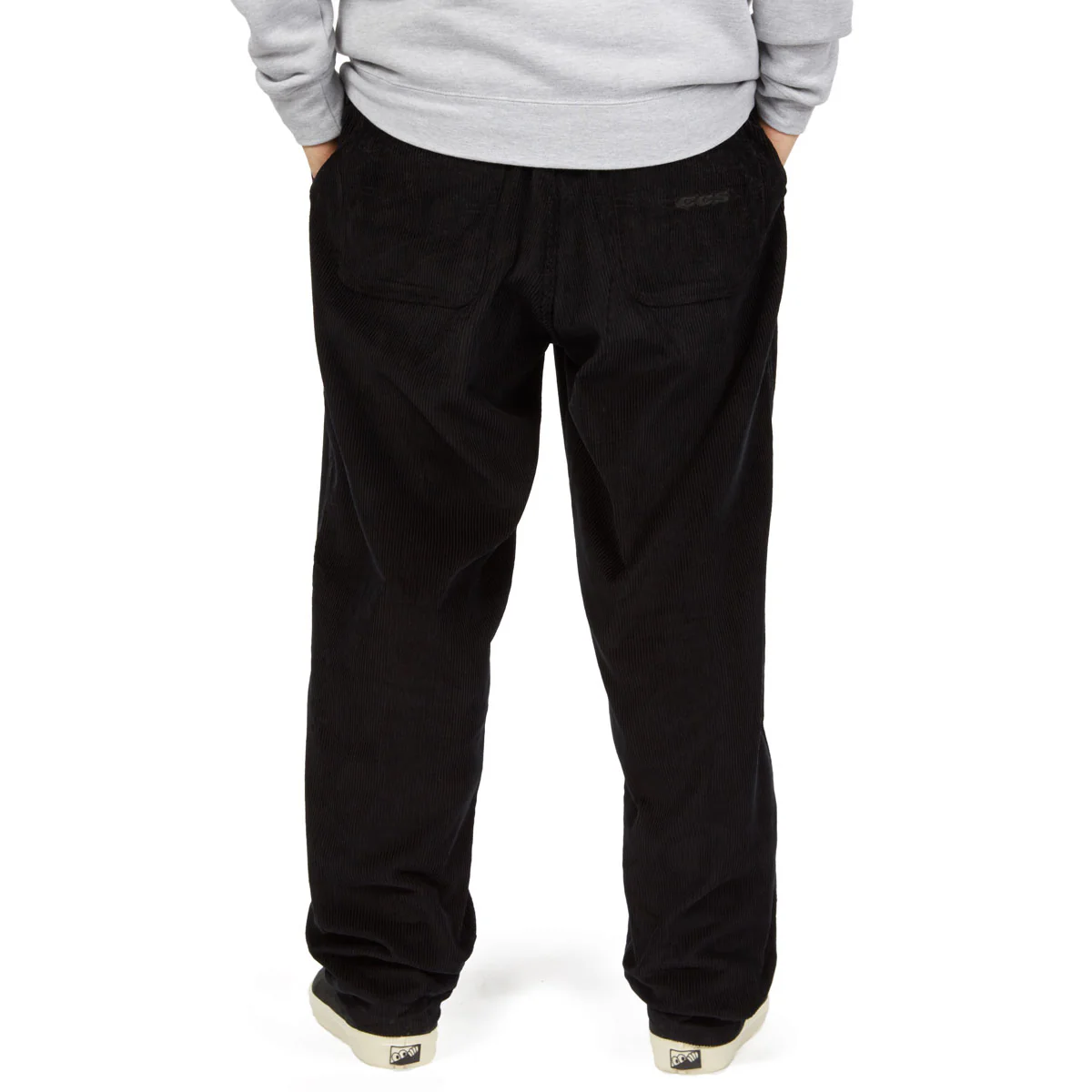 CCS Baggy Taper Corduroy Pants - Black - Image 6