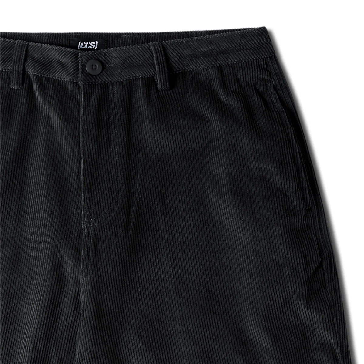 CCS Baggy Taper Corduroy Pants - Black - Image 7