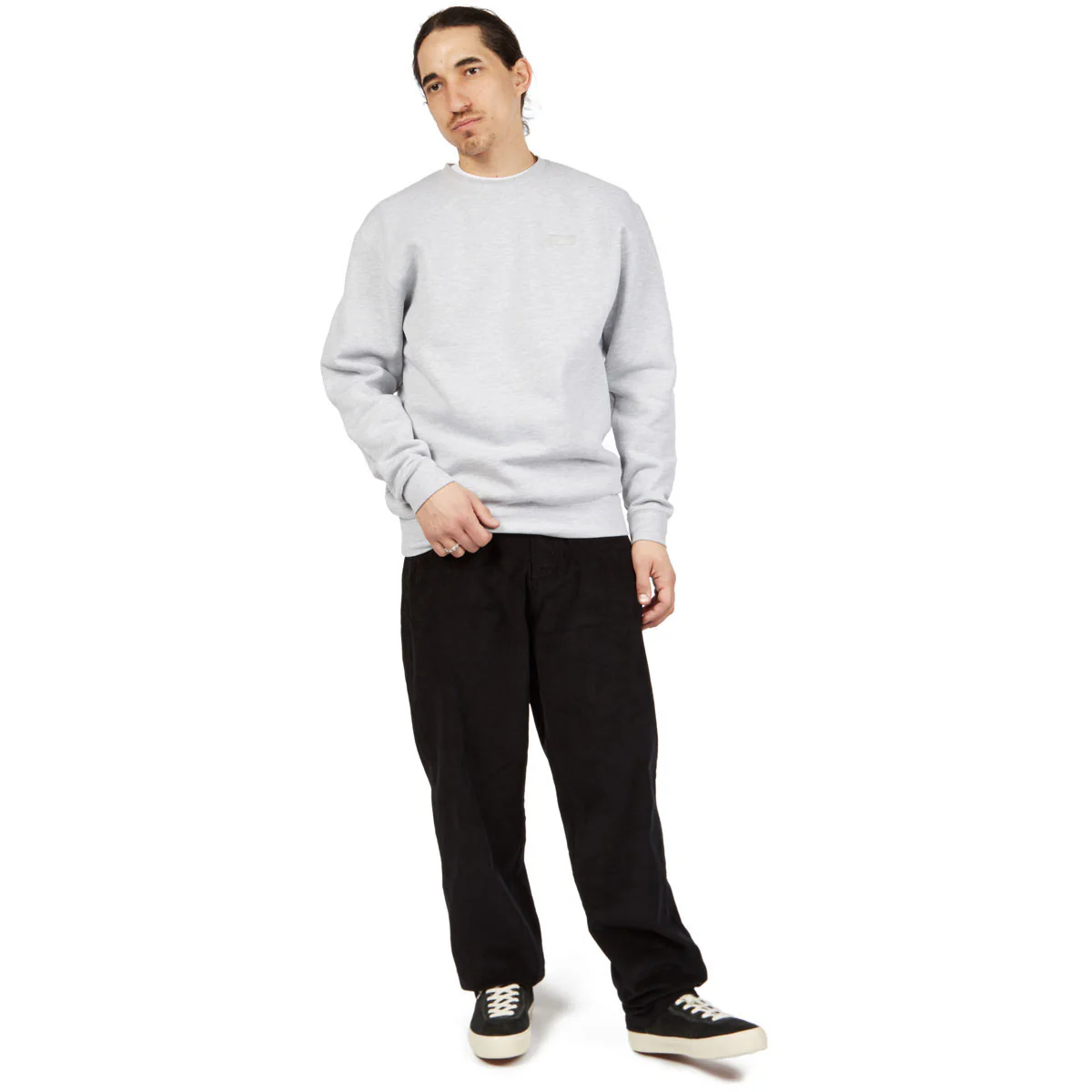 CCS Baggy Taper Corduroy Pants - Black - Image 9