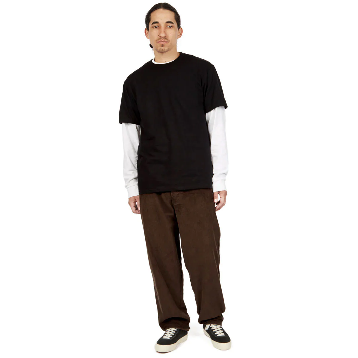 CCS Baggy Taper Corduroy Pants - Brown - Image 4
