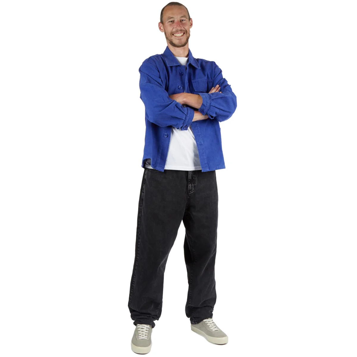 CCS Baggy Taper Denim Jeans - Acid Black - Image 3