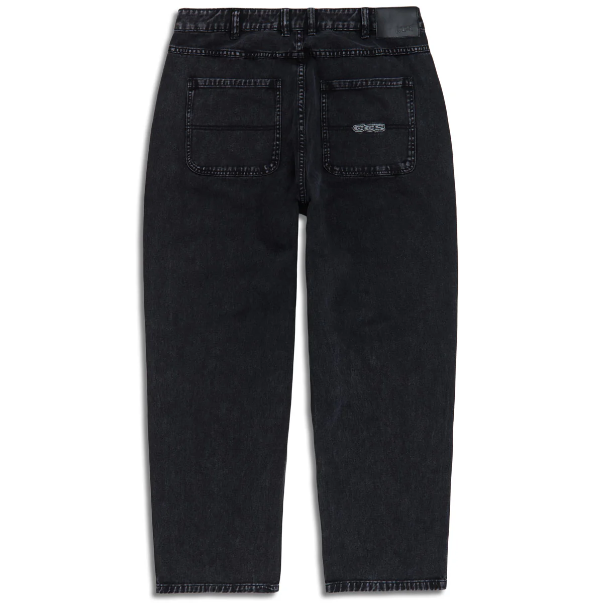 CCS Baggy Taper Denim Jeans - Acid Black - Image 5