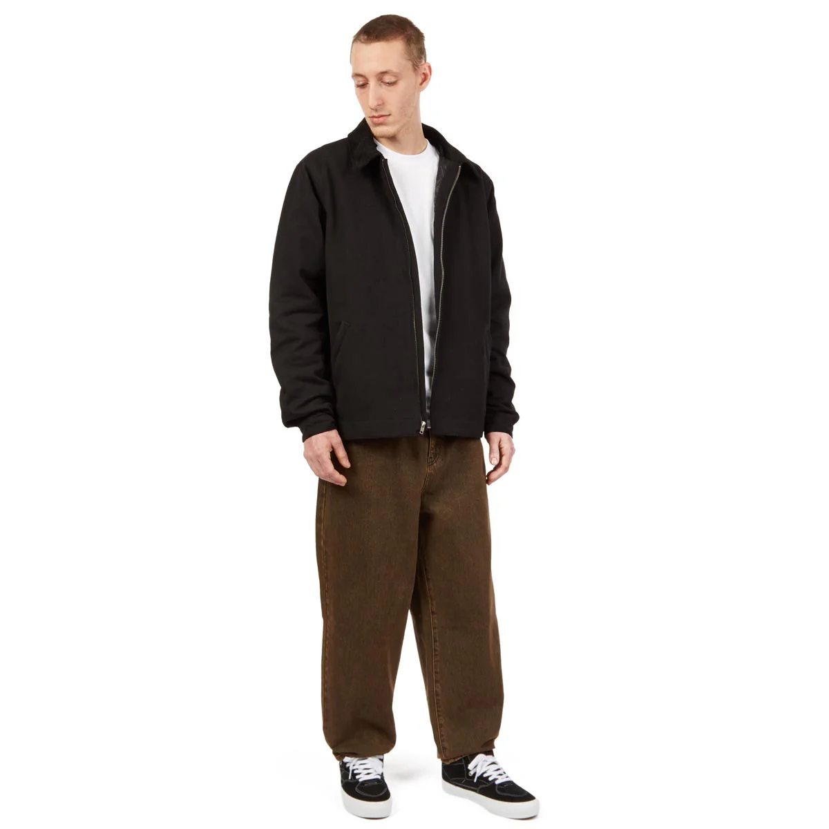 CCS Baggy Taper Denim Jeans - Acid Brown - Image 4