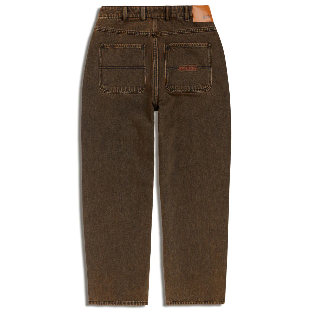 CCS Baggy Taper Denim Jeans - Acid Brown - Image 7