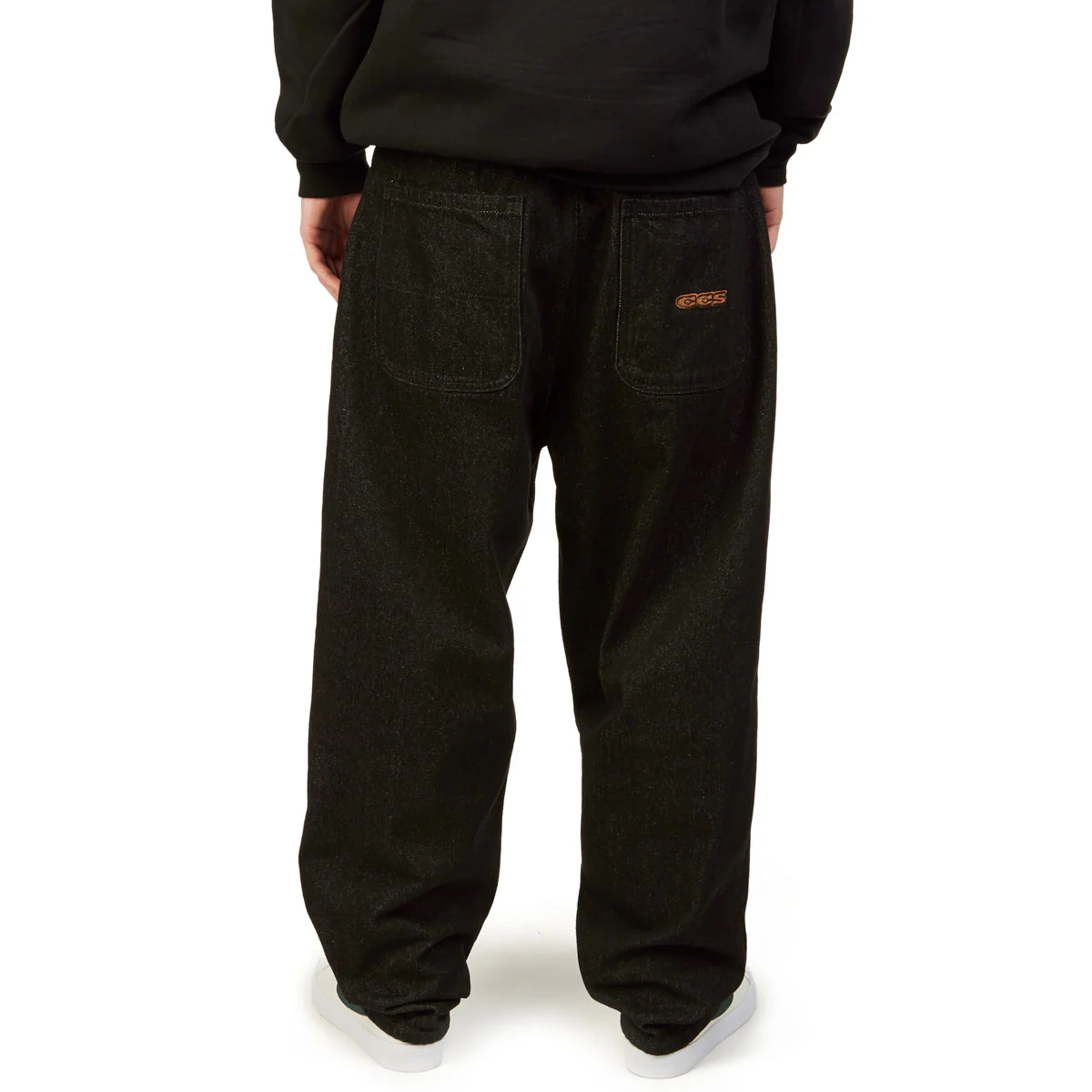 CCS Baggy Taper Denim Jeans - Black - Image 5