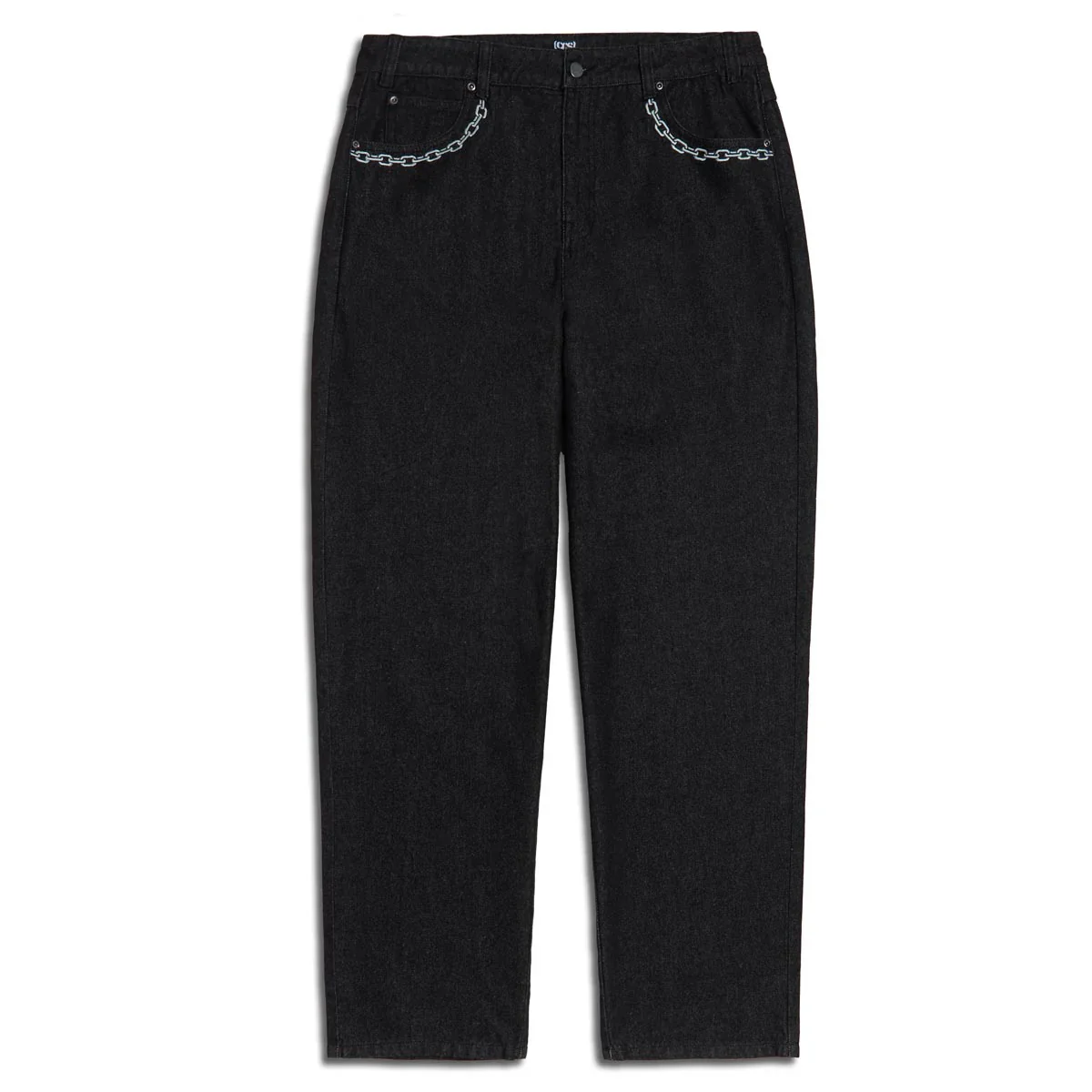CCS Baggy Taper Denim Jeans - Chain Black - Image 2