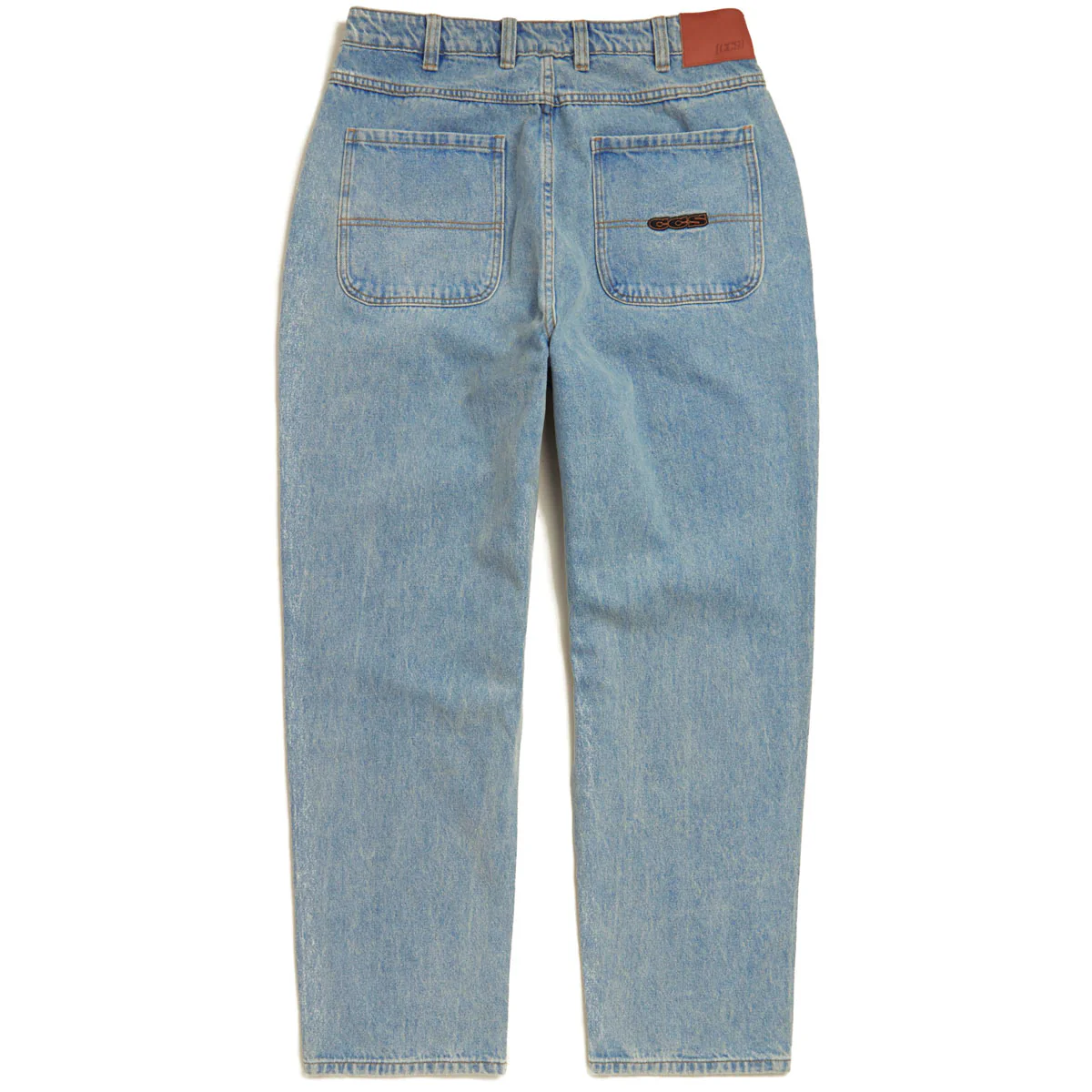 CCS Baggy Taper Denim Jeans - Light Wash - Image 6