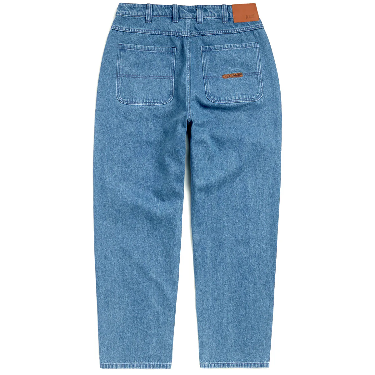 CCS Baggy Taper Denim Jeans - Medium Wash - Image 6