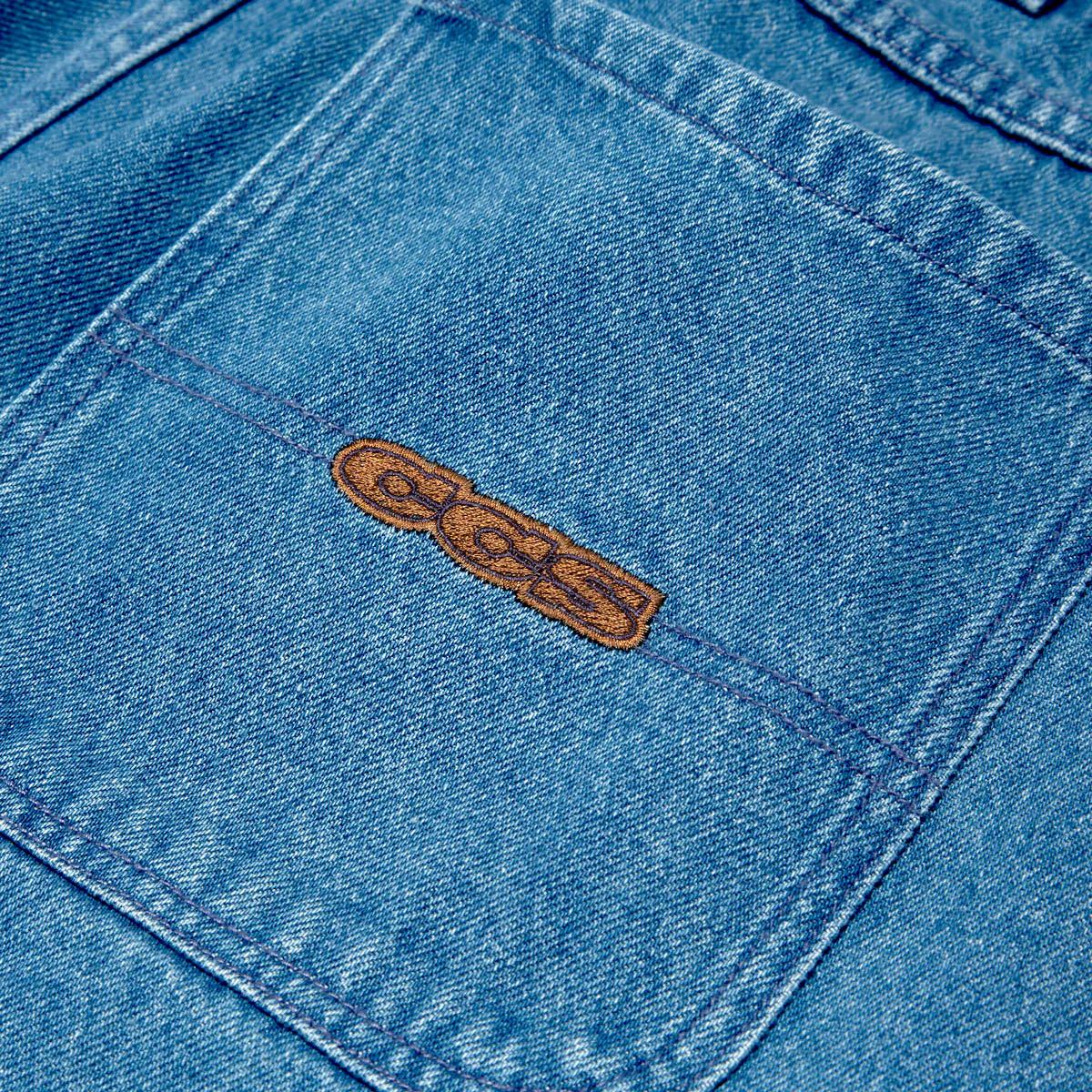 CCS Baggy Taper Denim Jeans - Medium Wash - Image 9