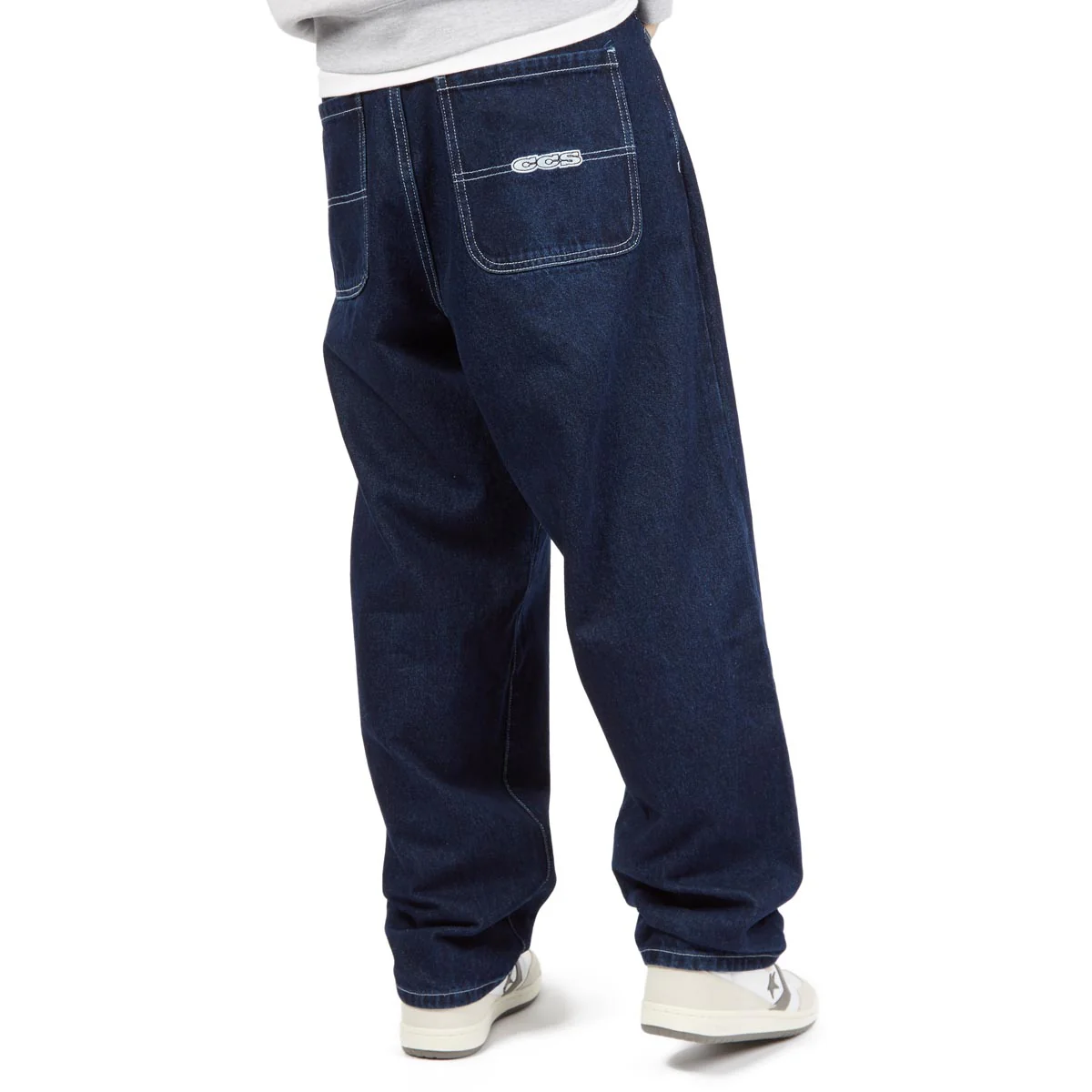 CCS Baggy Taper Denim Jeans - Overdyed Navy - Image 6