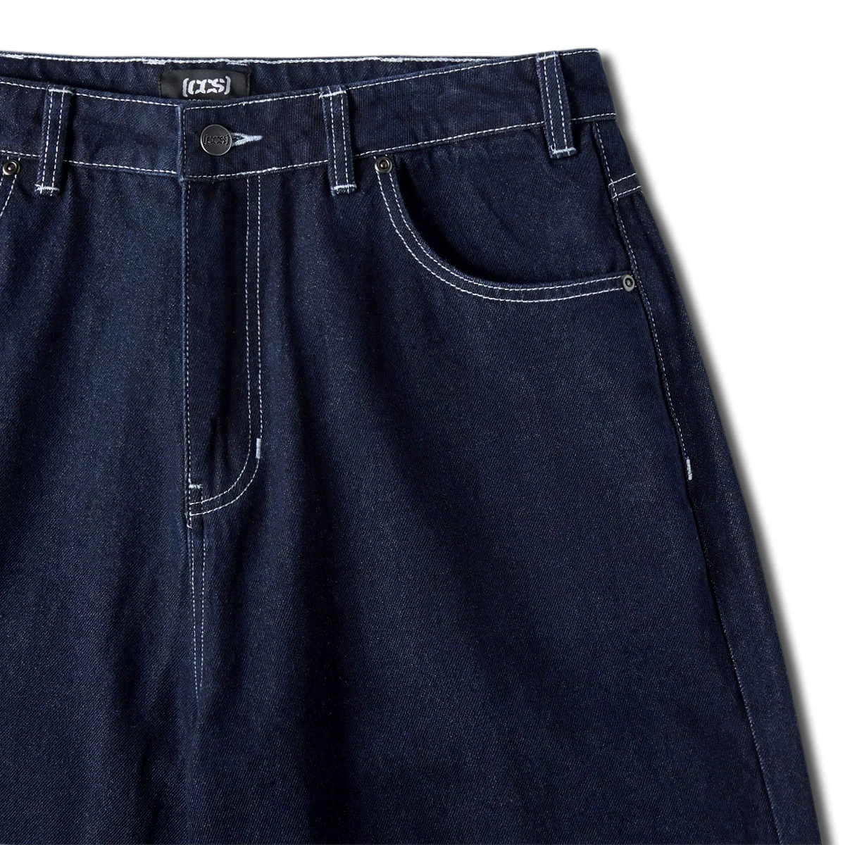 CCS Baggy Taper Denim Jeans - Overdyed Navy - Image 9