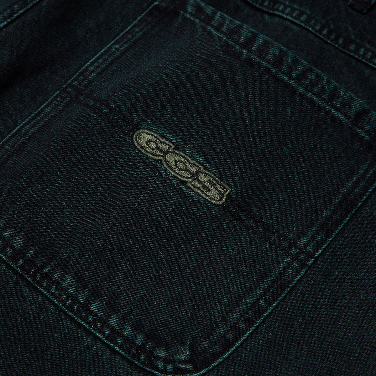 CCS Baggy Taper Denim Jeans - RL Acid Green - Image 10