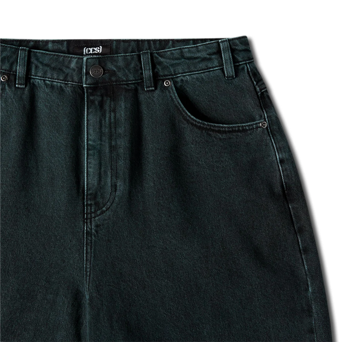 CCS Baggy Taper Denim Jeans - RL Acid Green - Image 8