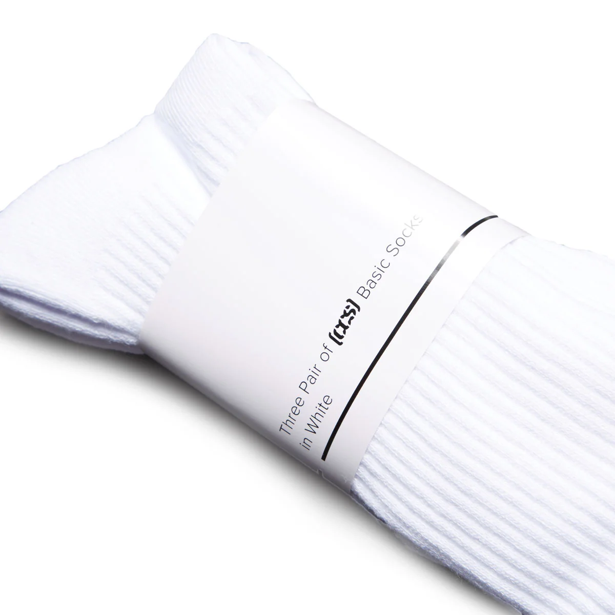 CCS Basics 3 Pack of Socks - White - Image 3
