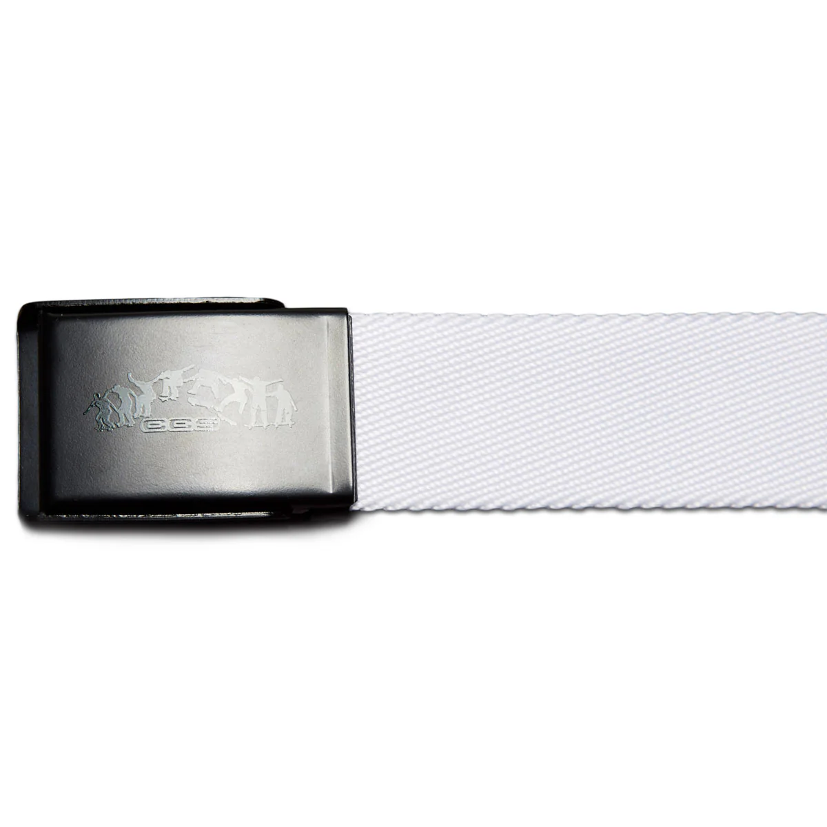 CCS Black Kickflip Buckle Belt - White - Image 3