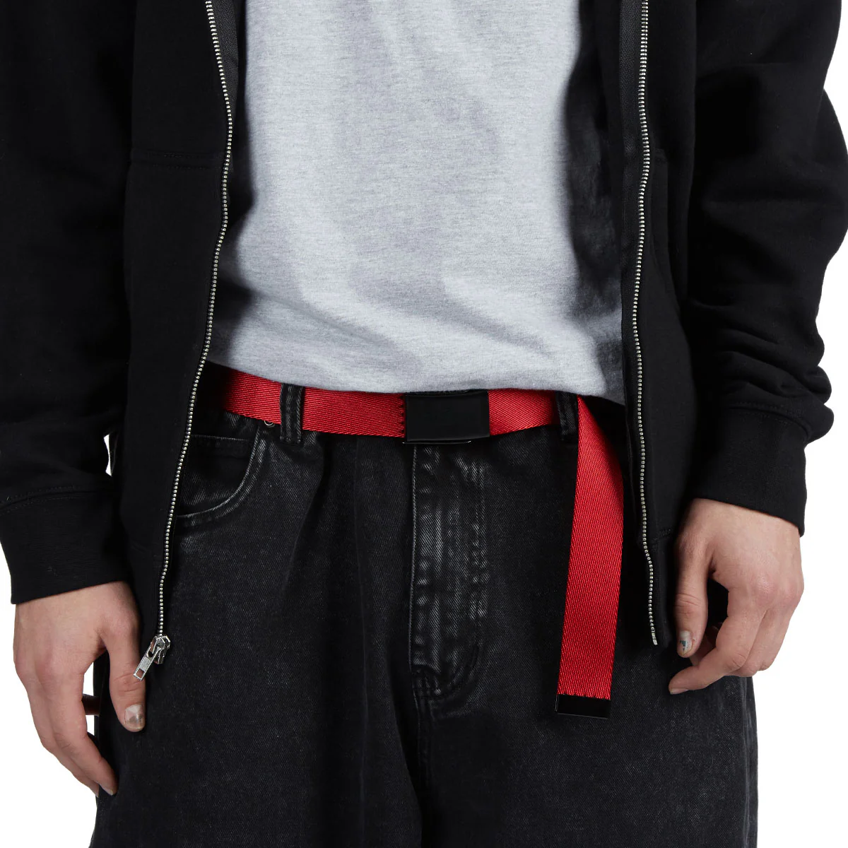 CCS Black Kickflip Buckle Belt - White - Image 4