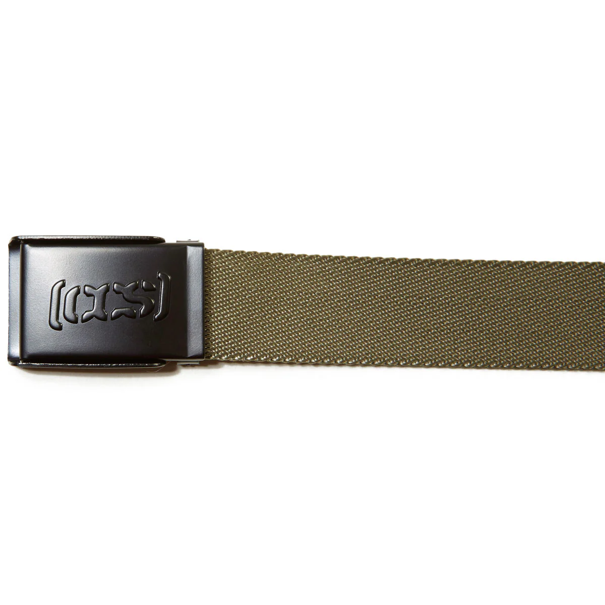 CCS Black Logo Buckle Belt - Olive - Image 3