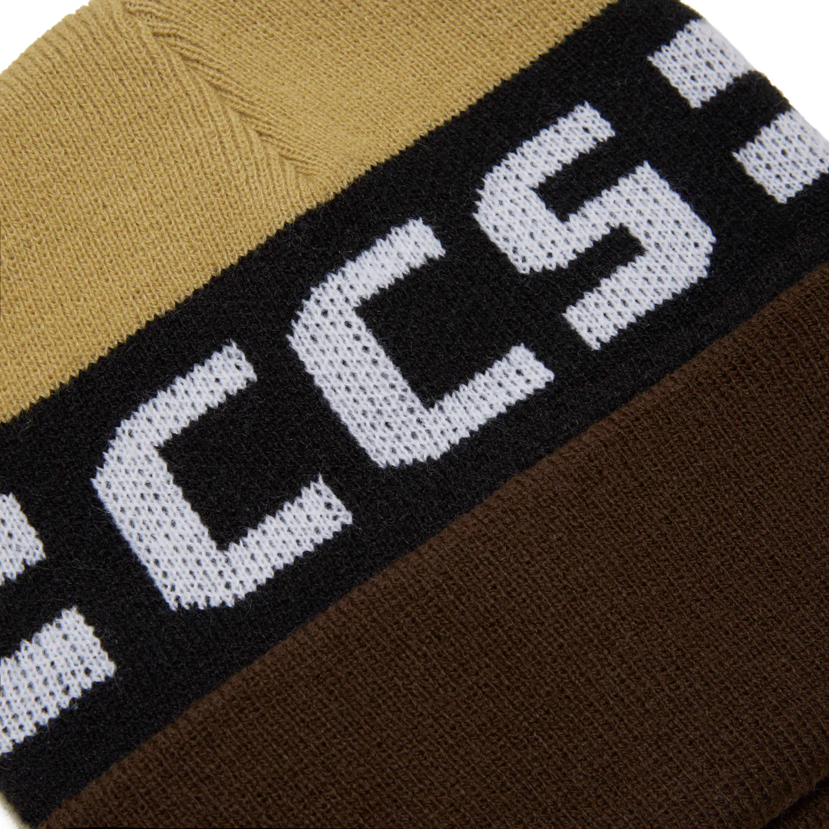 CCS Blockletters Beanie - Brown/Tan - Image 3
