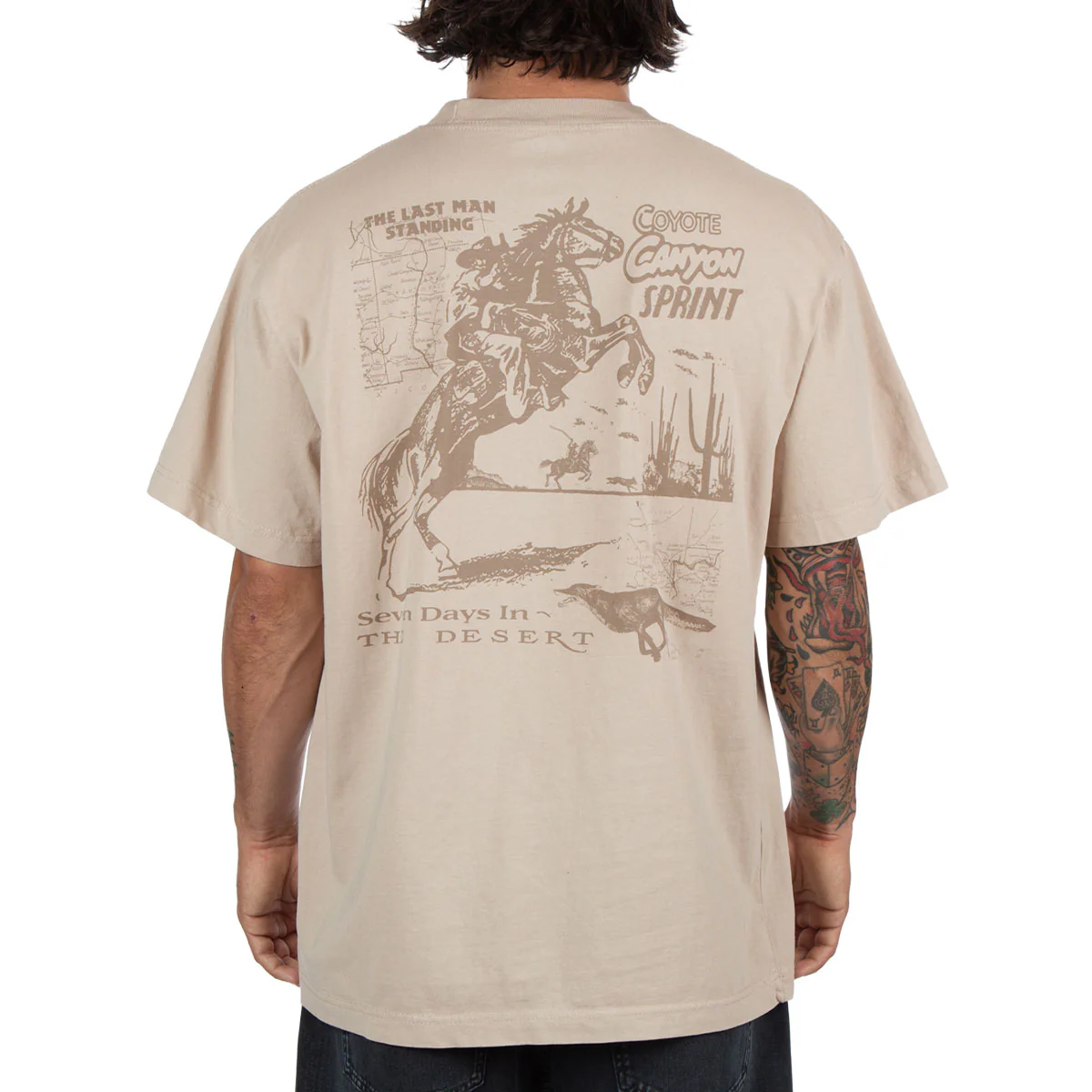 CCS Bootleg Coyote Canyon Sprint T-Shirt - Sand - Image 3