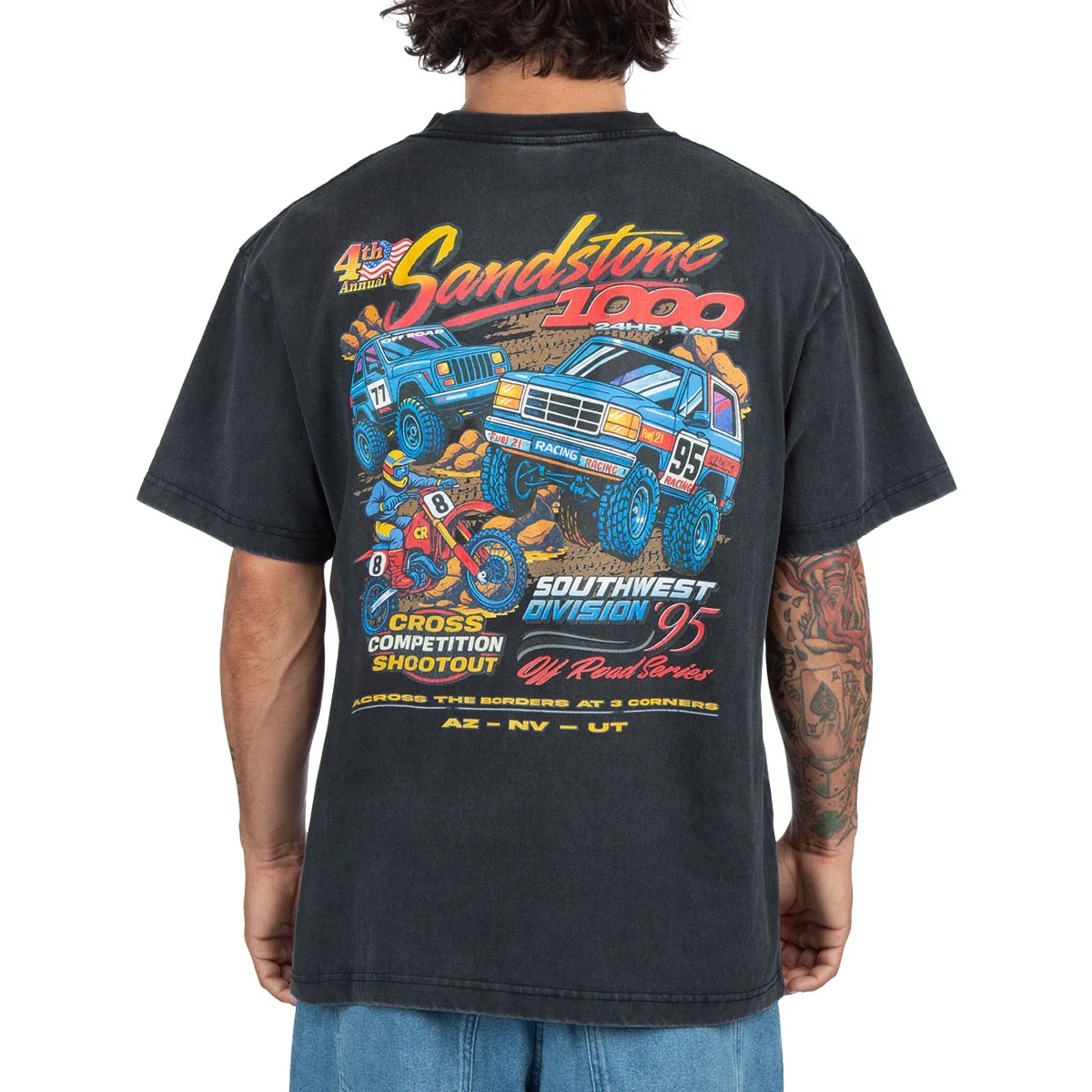 CCS Bootleg Cross Competition Shootout T-Shirt - Vintage Black - Image 4