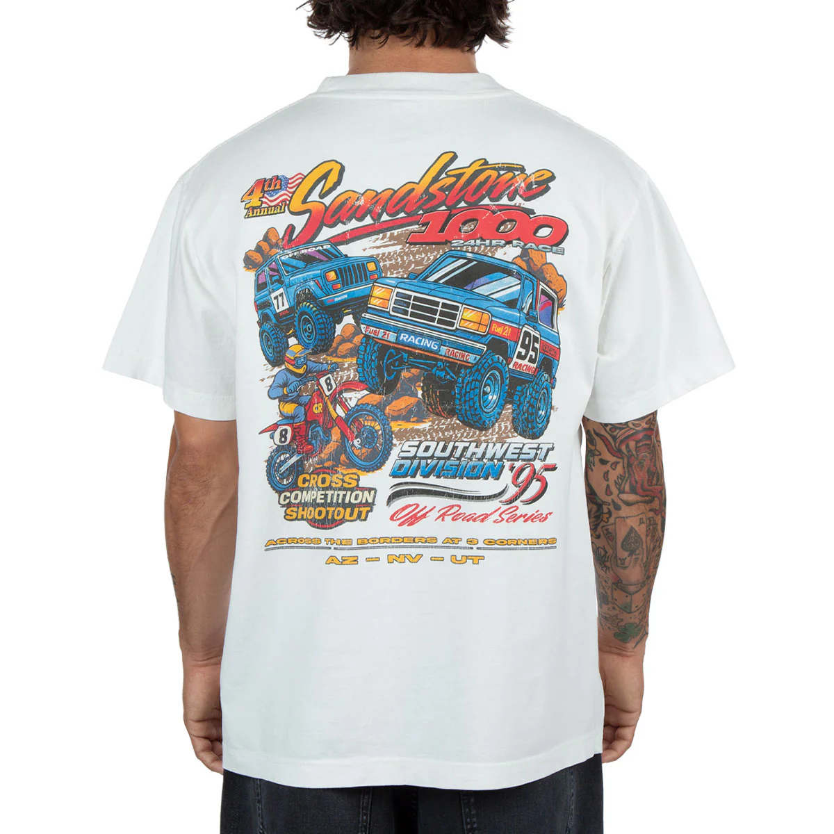 CCS Bootleg Cross Competition Shootout T-Shirt - White - Image 4