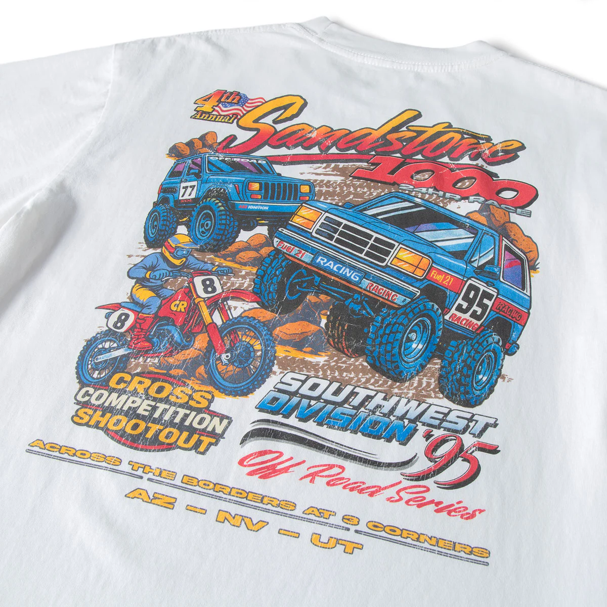 CCS Bootleg Cross Competition Shootout T-Shirt - White - Image 5