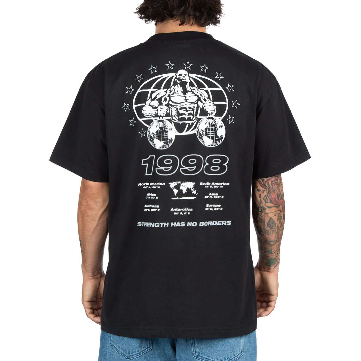 CCS Bootleg Continental Competition of Strength T-Shirt - Black - Image 3