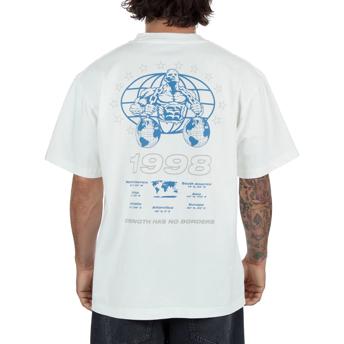 CCS Bootleg Continental Competition of Strength T-Shirt - White - Image 5