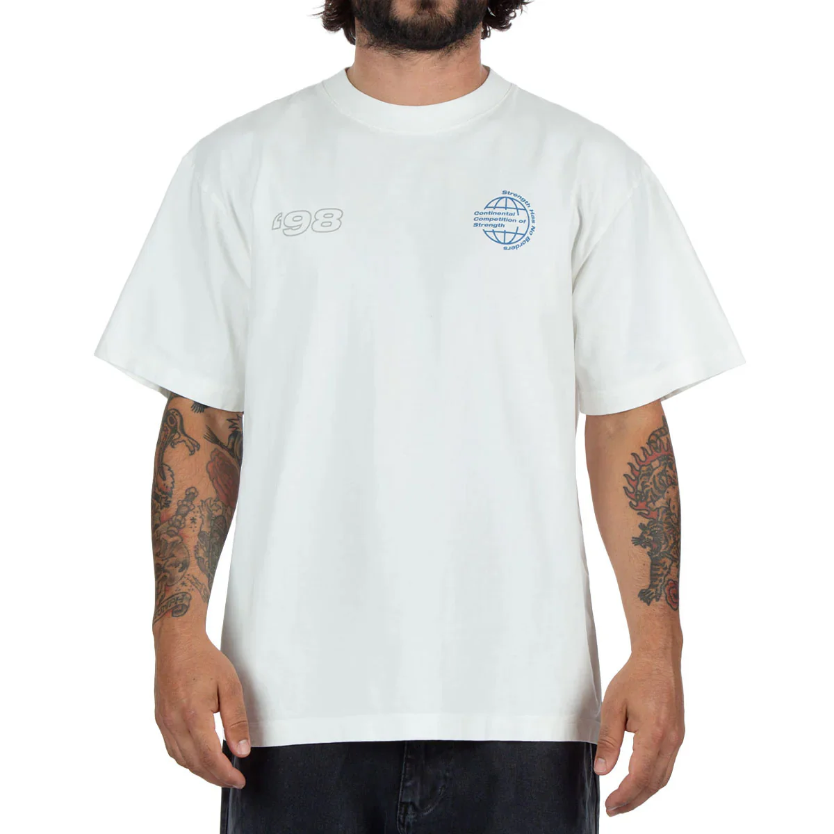 CCS Bootleg Continental Competition of Strength T-Shirt - White - Image 7