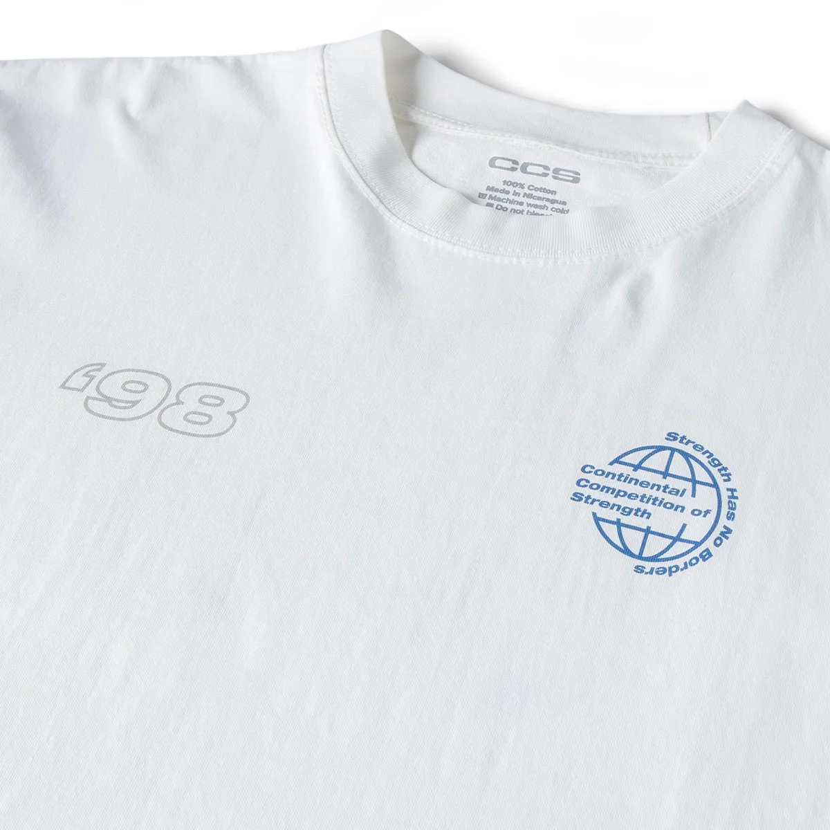 CCS Bootleg Continental Competition of Strength T-Shirt - White - Image 8