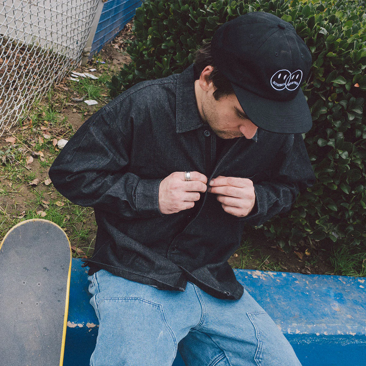 CCS Box Denim Shirt - Black - Image 3