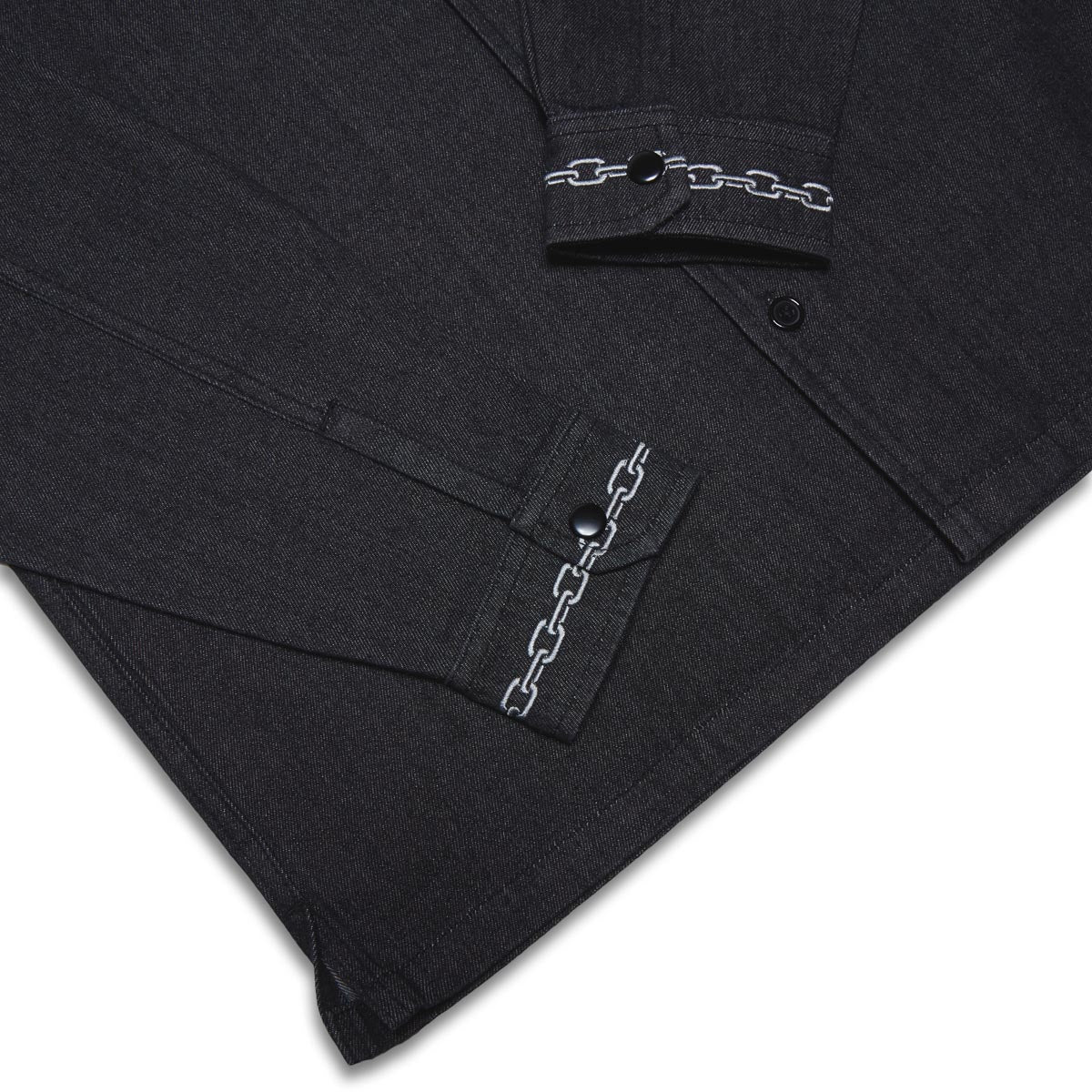 CCS Box Denim Shirt - Chain Black - Image 4