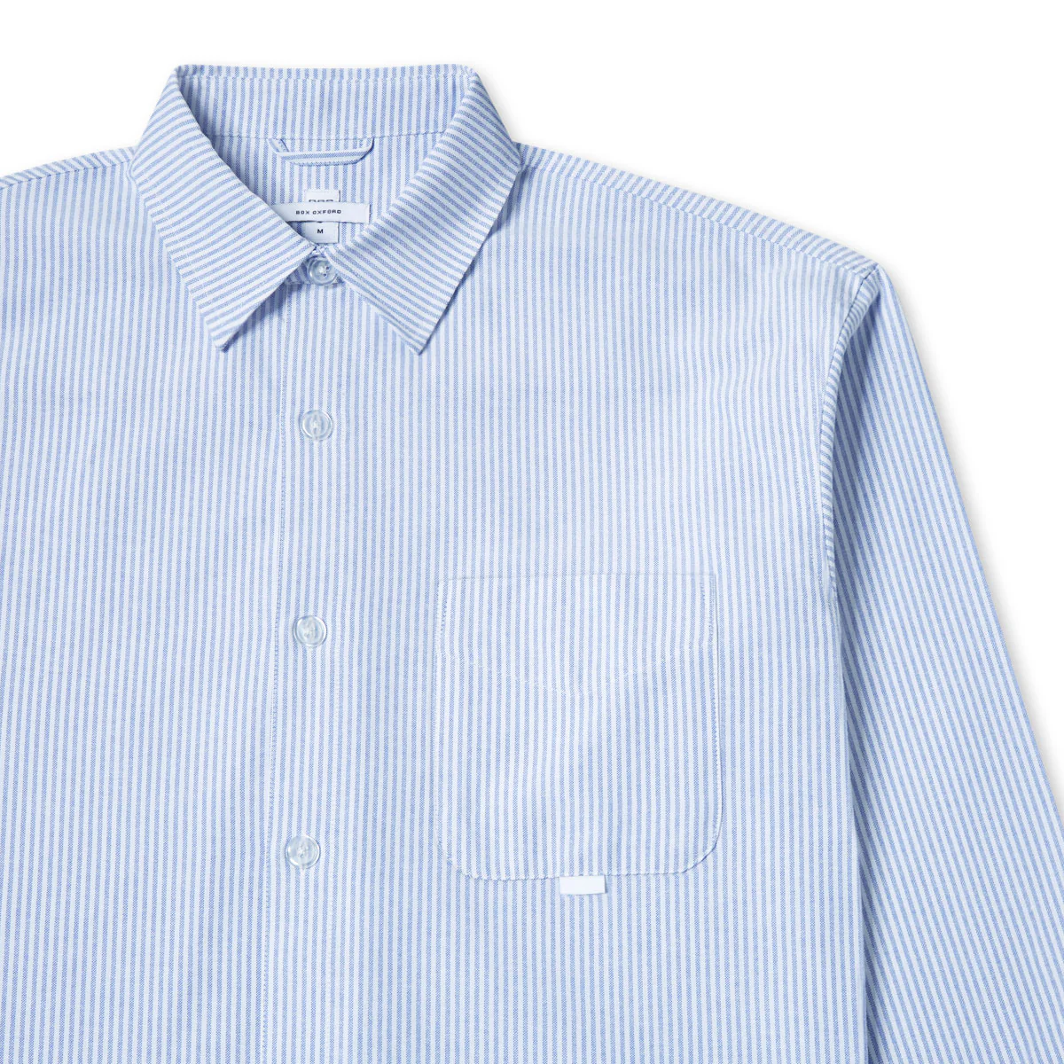 CCS Box Oxford Shirt - Blue Stripe - Image 7