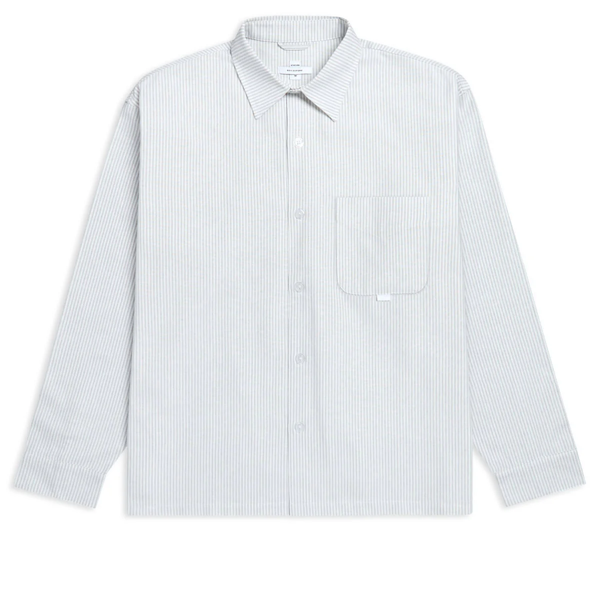 CCS Box Oxford Shirt - Grey Stripe - Image 3
