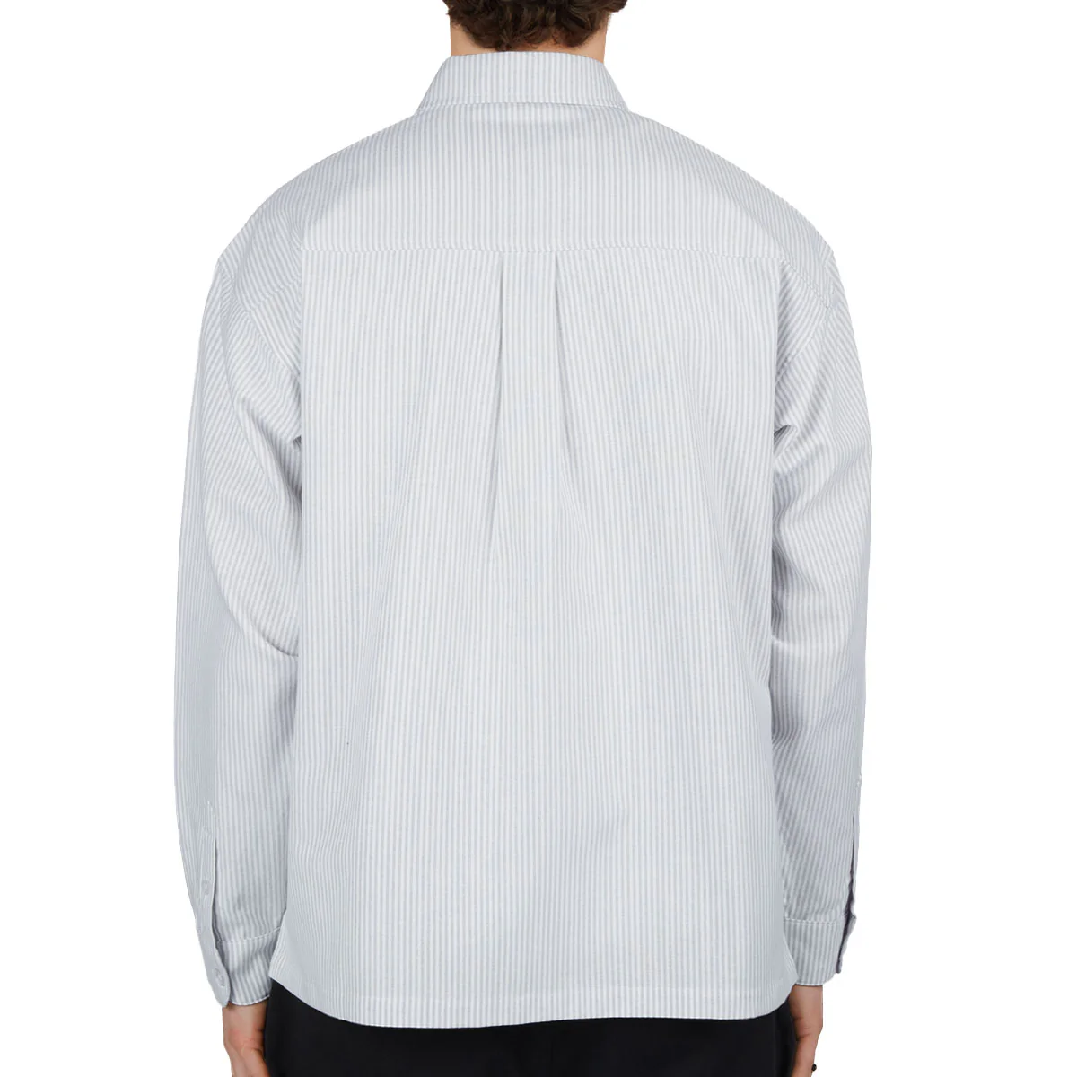 CCS Box Oxford Shirt - Grey Stripe - Image 4