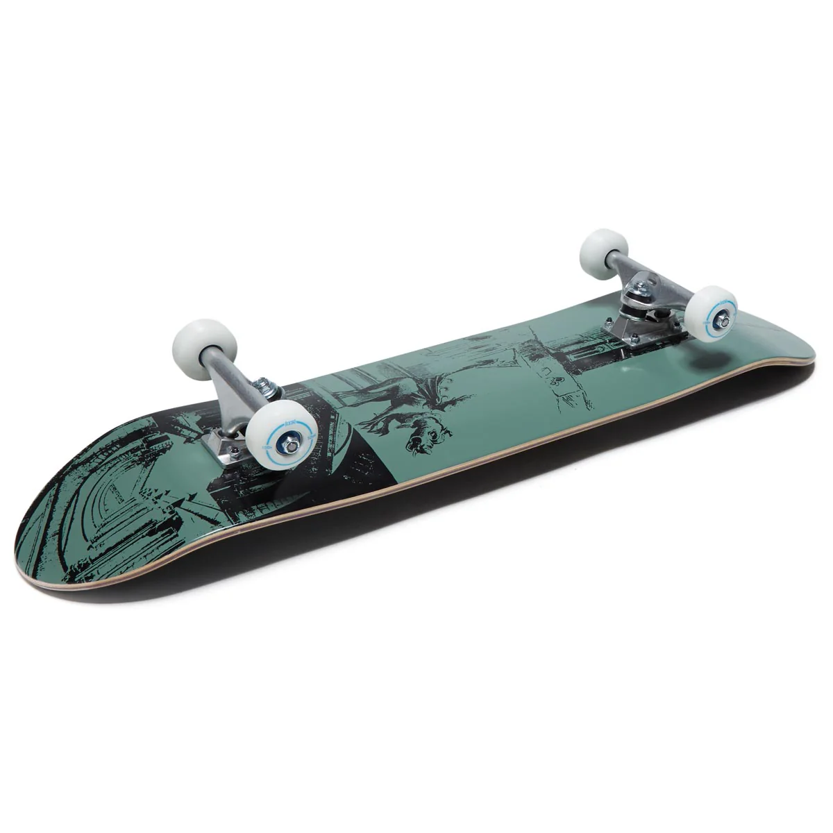 CCS Cathedral Skateboard Complete - Olive - Image 3