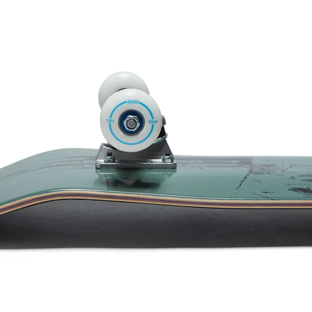 CCS Cathedral Skateboard Complete - Olive - Image 4