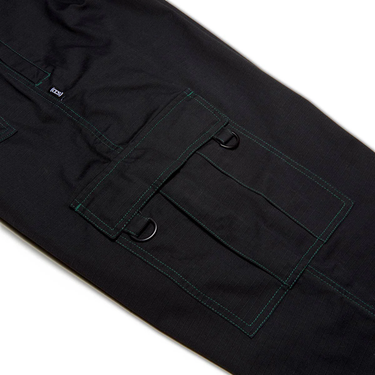 CCS Chandler Ripstop Cargo Pants - Black/Green - Image 8