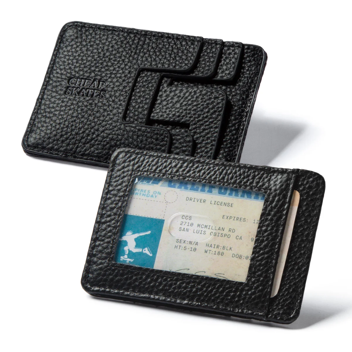 CCS Cheap Skates Cardholder Wallet - Black - Image 3