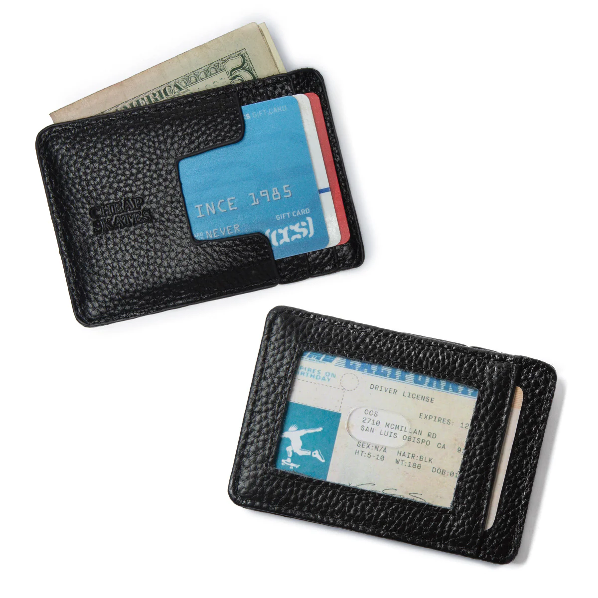 CCS Cheap Skates Cardholder Wallet - Black - Image 4