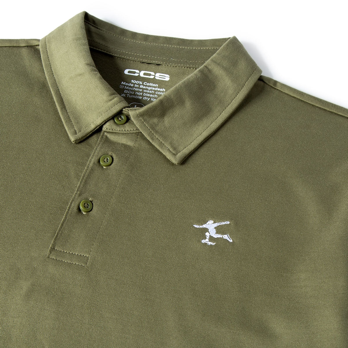 CCS Cheap Skates Icon Polo Shirt - Army Green - Image 4