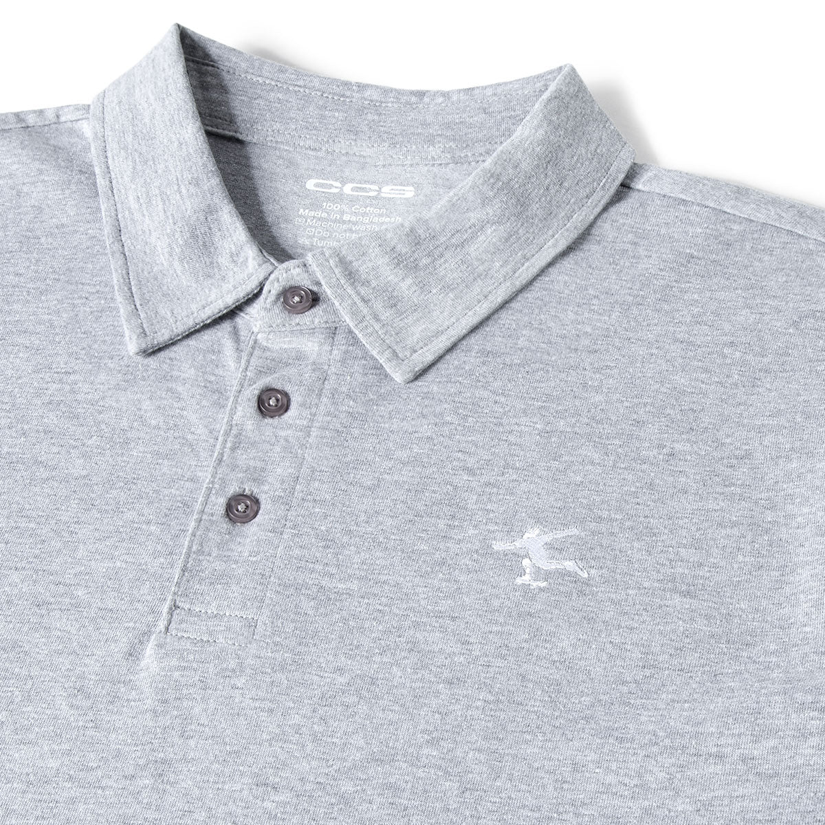 CCS Cheap Skates Icon Polo Shirt - Heather Grey - Image 3