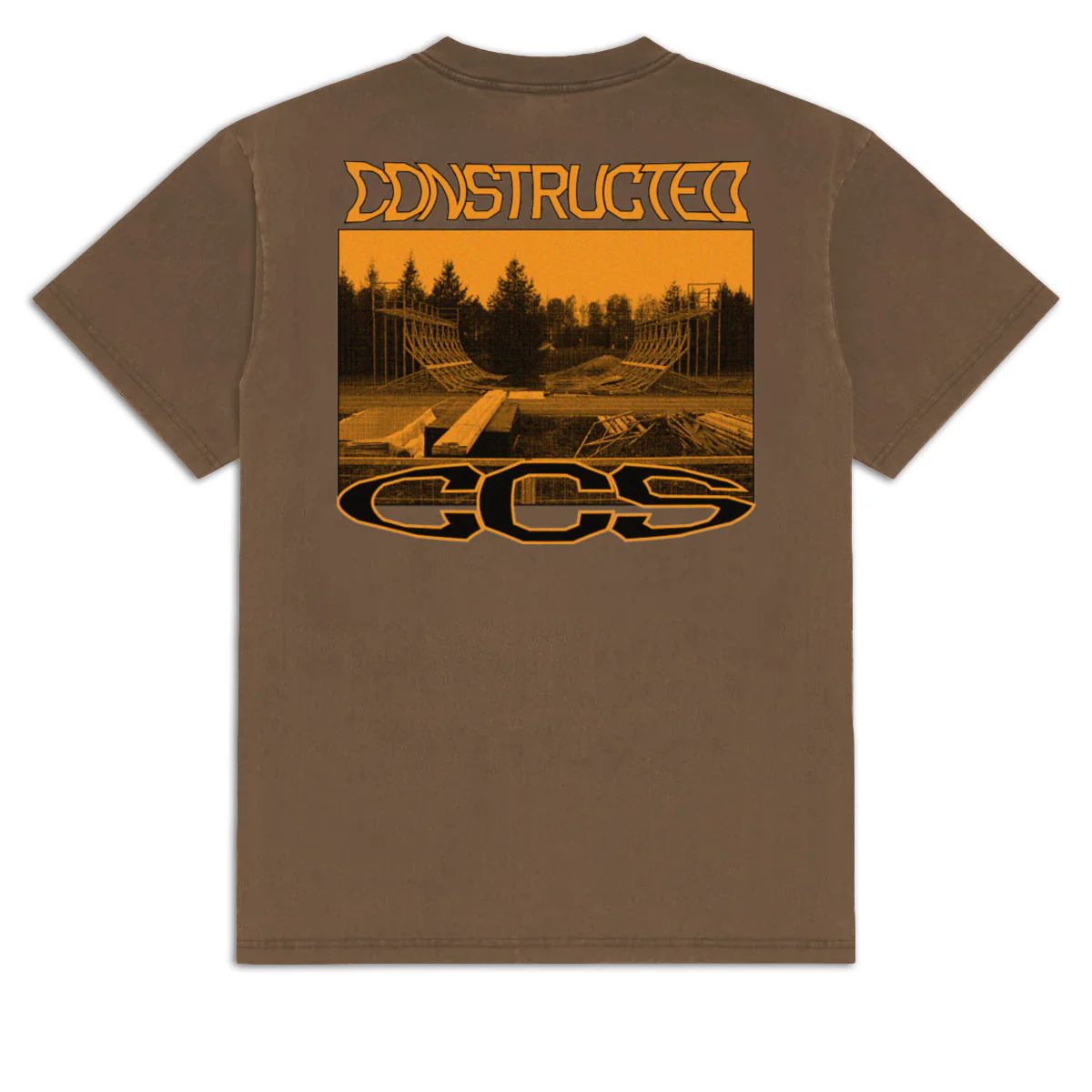 CCS Constructed T-Shirt - Vintage Brown - Image 2