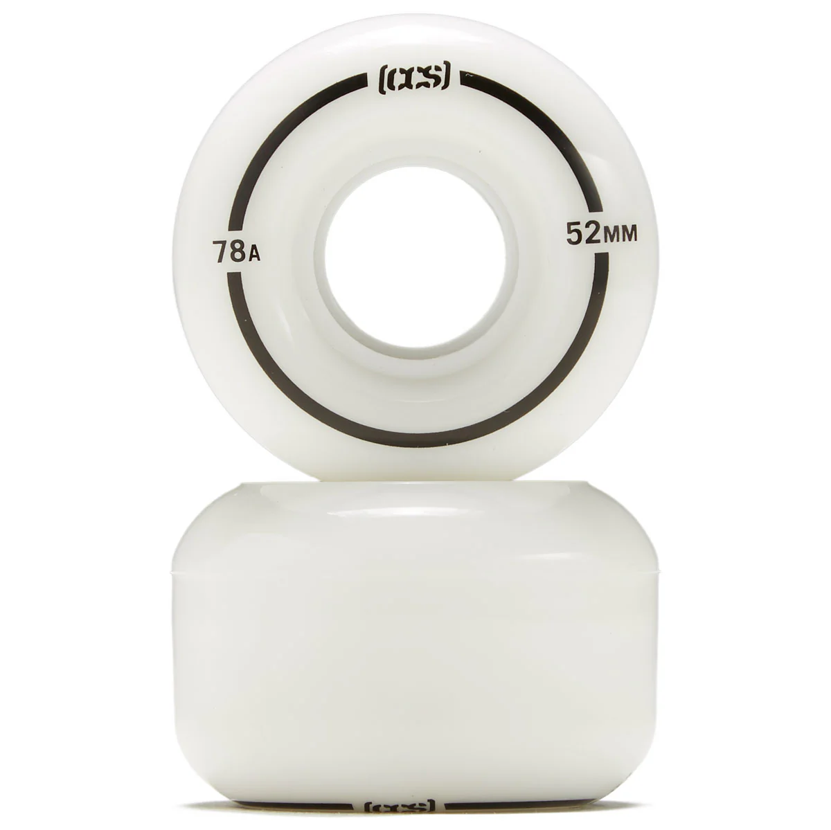 CCS Cruiser 78a Skateboard Wheels - White - 52mm - Image 2