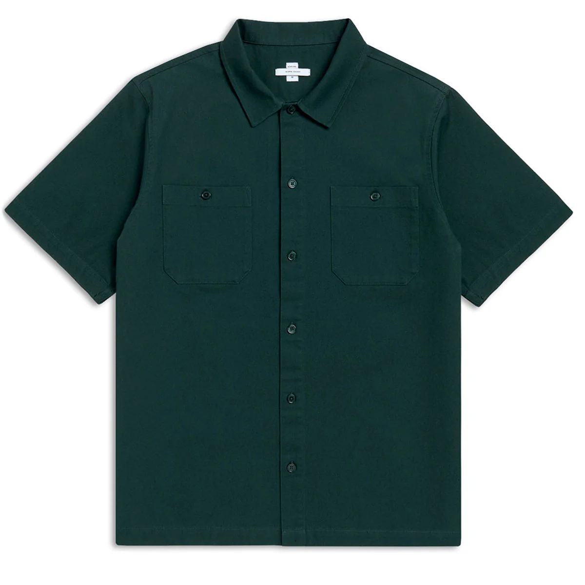CCS Custom Embroidered Work Shirt - Hunter Green - Image 2