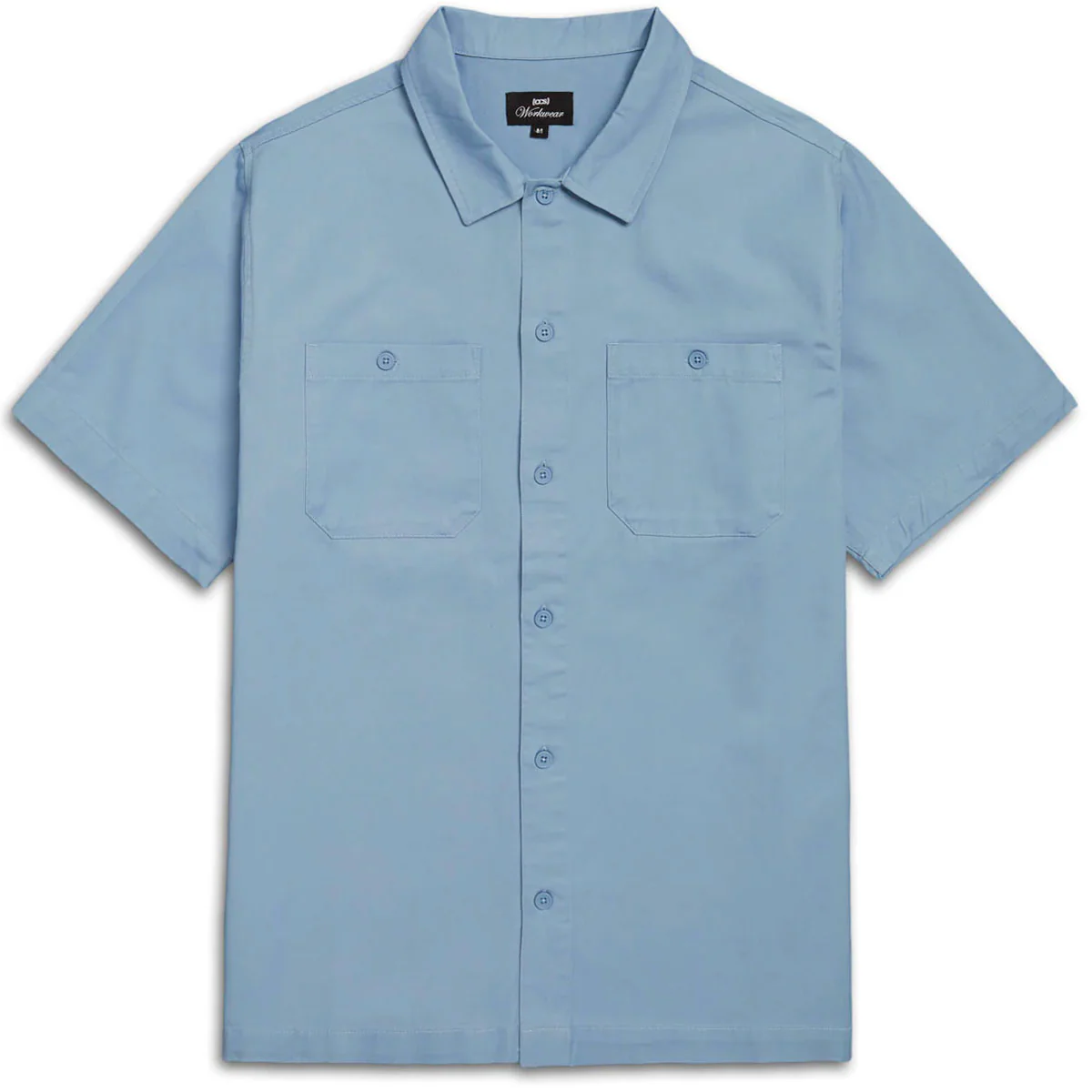 CCS Custom Embroidered Work Shirt - Light Blue - Image 2