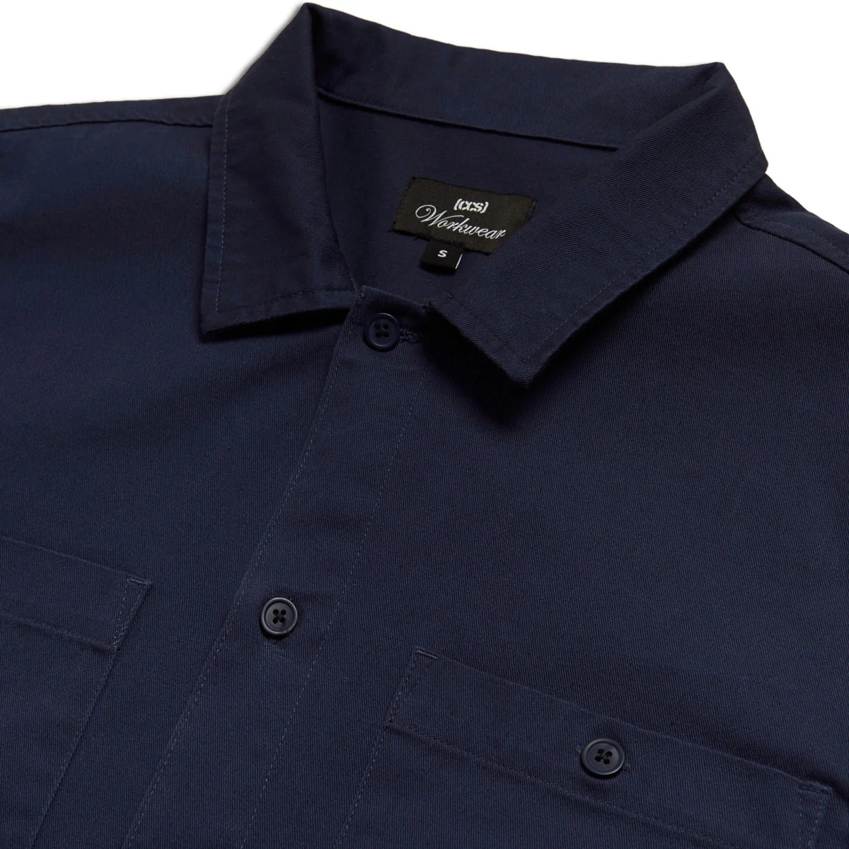 CCS Custom Embroidered Work Shirt - Navy - Image 5