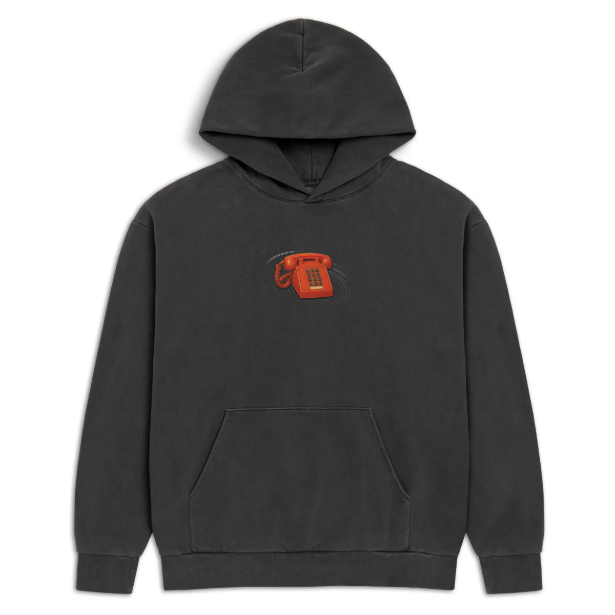 CCS Death by Phone Hoodie - Vintage Black - Image 2